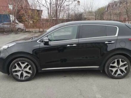 Чорний Кіа Sportage, об'ємом двигуна 2 л та пробігом 200 тис. км за 13500 $, фото 1 на Automoto.ua