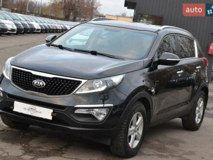Черный Киа Sportage, объемом двигателя 1.7 л и пробегом 162 тыс. км за 14800 $, фото 1 на Automoto.ua