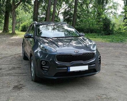 Черный Киа Sportage, объемом двигателя 1.6 л и пробегом 56 тыс. км за 17115 $, фото 1 на Automoto.ua