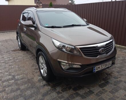 Коричневый Киа Sportage, объемом двигателя 2 л и пробегом 183 тыс. км за 12700 $, фото 1 на Automoto.ua