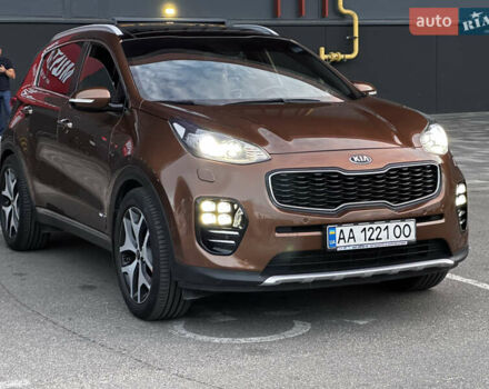 Коричневый Киа Sportage, объемом двигателя 2 л и пробегом 126 тыс. км за 20000 $, фото 10 на Automoto.ua