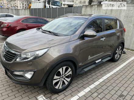 Коричневый Киа Sportage, объемом двигателя 2 л и пробегом 194 тыс. км за 13750 $, фото 1 на Automoto.ua