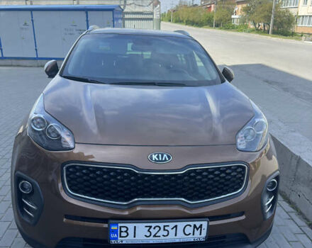 Коричневый Киа Sportage, объемом двигателя 1.7 л и пробегом 195 тыс. км за 18999 $, фото 1 на Automoto.ua