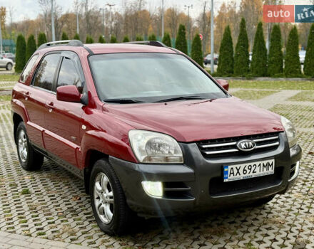 Красный Киа Sportage, объемом двигателя 2.66 л и пробегом 275 тыс. км за 7500 $, фото 1 на Automoto.ua