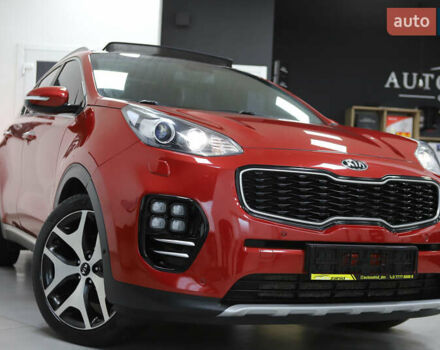 Красный Киа Sportage, объемом двигателя 2 л и пробегом 144 тыс. км за 21800 $, фото 1 на Automoto.ua