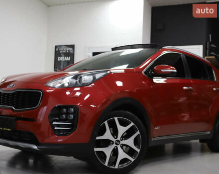 Красный Киа Sportage, объемом двигателя 2 л и пробегом 144 тыс. км за 21800 $, фото 2 на Automoto.ua