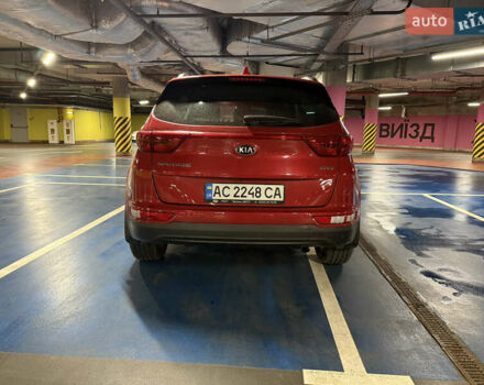 Красный Киа Sportage, объемом двигателя 2 л и пробегом 157 тыс. км за 22000 $, фото 1 на Automoto.ua