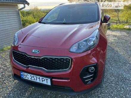 Красный Киа Sportage, объемом двигателя 2 л и пробегом 100 тыс. км за 22000 $, фото 1 на Automoto.ua