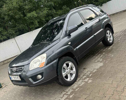 Сірий Кіа Sportage, об'ємом двигуна 2 л та пробігом 220 тис. км за 10200 $, фото 1 на Automoto.ua