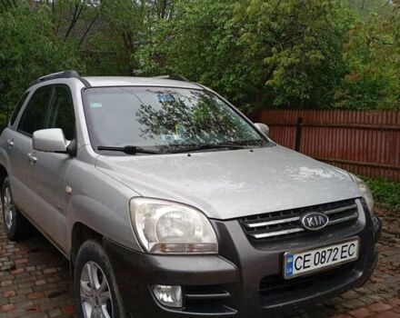 Серый Киа Sportage, объемом двигателя 2 л и пробегом 200 тыс. км за 6500 $, фото 1 на Automoto.ua