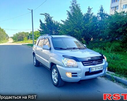 Серый Киа Sportage, объемом двигателя 2 л и пробегом 181 тыс. км за 7500 $, фото 2 на Automoto.ua