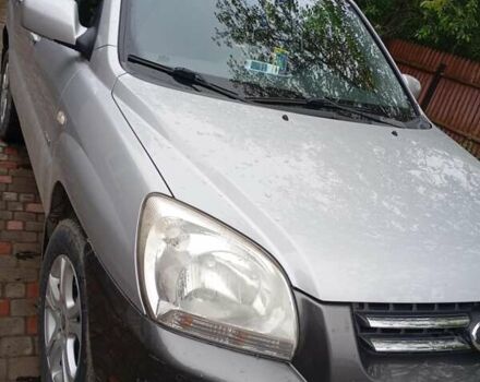 Серый Киа Sportage, объемом двигателя 2 л и пробегом 200 тыс. км за 6500 $, фото 4 на Automoto.ua