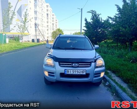 Серый Киа Sportage, объемом двигателя 2 л и пробегом 181 тыс. км за 7500 $, фото 1 на Automoto.ua