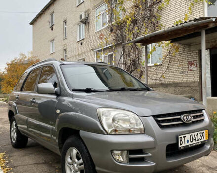 Серый Киа Sportage, объемом двигателя 2 л и пробегом 236 тыс. км за 7550 $, фото 2 на Automoto.ua