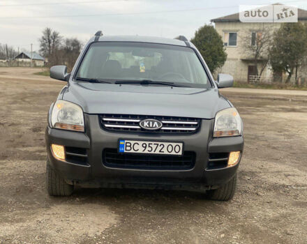 Серый Киа Sportage, объемом двигателя 2 л и пробегом 232 тыс. км за 7500 $, фото 8 на Automoto.ua