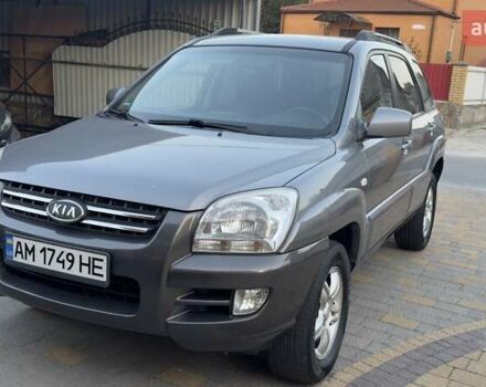 Серый Киа Sportage, объемом двигателя 2 л и пробегом 276 тыс. км за 7300 $, фото 1 на Automoto.ua