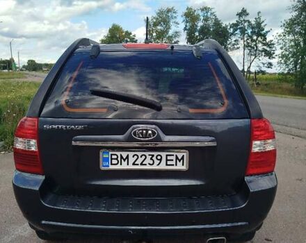 Серый Киа Sportage, объемом двигателя 2 л и пробегом 217 тыс. км за 7400 $, фото 1 на Automoto.ua
