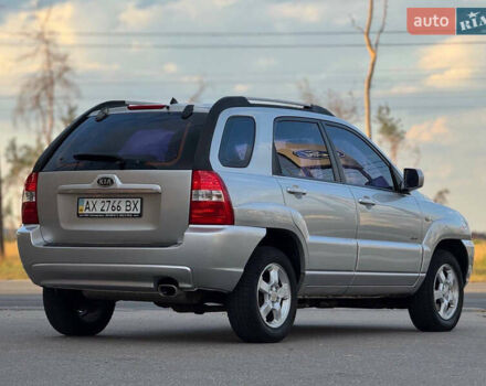 Серый Киа Sportage, объемом двигателя 2 л и пробегом 208 тыс. км за 6999 $, фото 3 на Automoto.ua