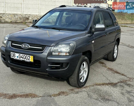 Серый Киа Sportage, объемом двигателя 2 л и пробегом 167 тыс. км за 7600 $, фото 11 на Automoto.ua