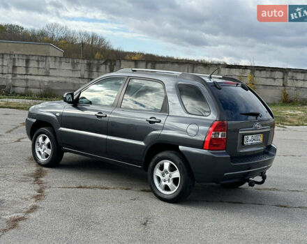 Серый Киа Sportage, объемом двигателя 2 л и пробегом 167 тыс. км за 7600 $, фото 7 на Automoto.ua