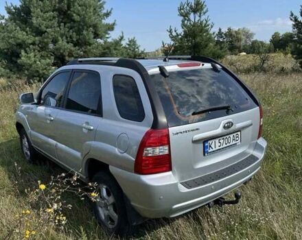 Серый Киа Sportage, объемом двигателя 2 л и пробегом 222 тыс. км за 7700 $, фото 2 на Automoto.ua