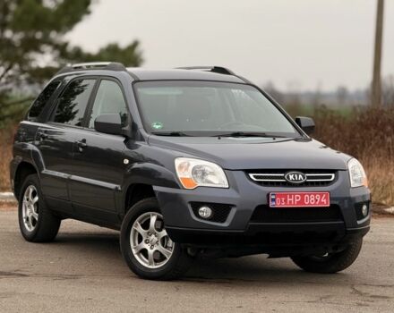 Серый Киа Sportage, объемом двигателя 2 л и пробегом 228 тыс. км за 8600 $, фото 2 на Automoto.ua