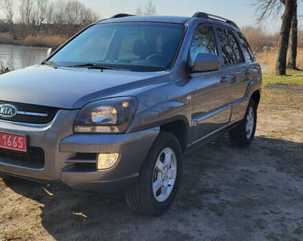 Сірий Кіа Sportage, об'ємом двигуна 2 л та пробігом 199 тис. км за 8690 $, фото 1 на Automoto.ua