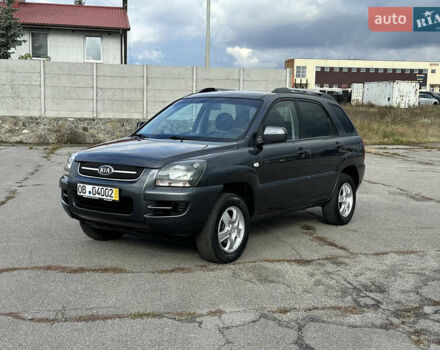 Серый Киа Sportage, объемом двигателя 2 л и пробегом 167 тыс. км за 7600 $, фото 5 на Automoto.ua