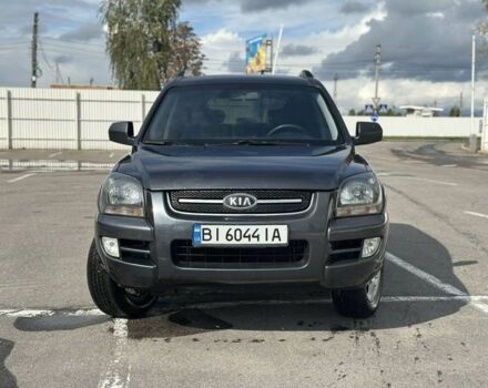 Серый Киа Sportage, объемом двигателя 2 л и пробегом 250 тыс. км за 7500 $, фото 1 на Automoto.ua