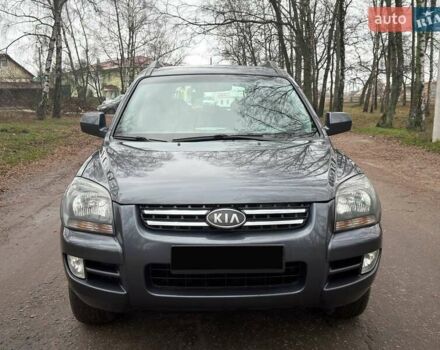 Серый Киа Sportage, объемом двигателя 2 л и пробегом 165 тыс. км за 7490 $, фото 2 на Automoto.ua