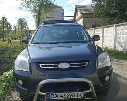 Сірий Кіа Sportage, об'ємом двигуна 2 л та пробігом 133 тис. км за 9500 $, фото 1 на Automoto.ua