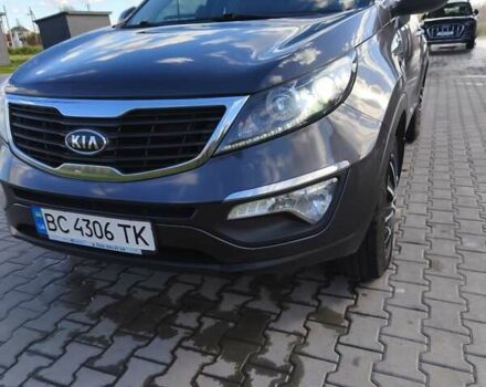 Серый Киа Sportage, объемом двигателя 2 л и пробегом 218 тыс. км за 11500 $, фото 3 на Automoto.ua