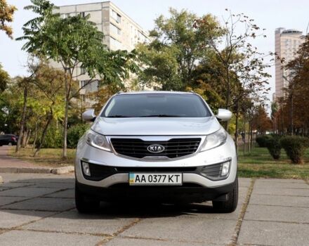 Серый Киа Sportage, объемом двигателя 2 л и пробегом 230 тыс. км за 12800 $, фото 1 на Automoto.ua