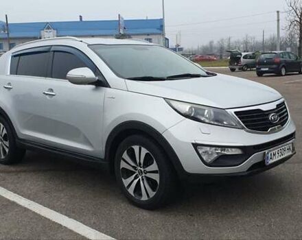 Серый Киа Sportage, объемом двигателя 2 л и пробегом 198 тыс. км за 13500 $, фото 1 на Automoto.ua
