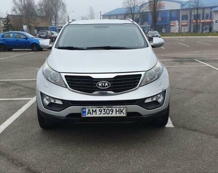 Серый Киа Sportage, объемом двигателя 2 л и пробегом 198 тыс. км за 13500 $, фото 2 на Automoto.ua