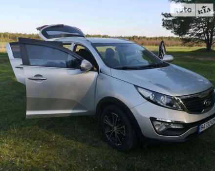 Серый Киа Sportage, объемом двигателя 2 л и пробегом 180 тыс. км за 12900 $, фото 6 на Automoto.ua