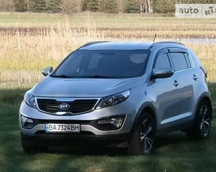 Серый Киа Sportage, объемом двигателя 2 л и пробегом 180 тыс. км за 12900 $, фото 1 на Automoto.ua