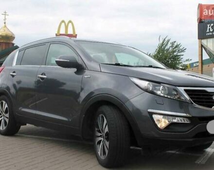 Серый Киа Sportage, объемом двигателя 2 л и пробегом 162 тыс. км за 12500 $, фото 5 на Automoto.ua