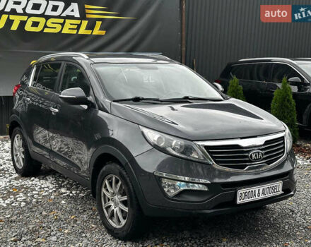 Серый Киа Sportage, объемом двигателя 2 л и пробегом 208 тыс. км за 12400 $, фото 3 на Automoto.ua