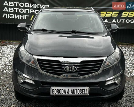 Серый Киа Sportage, объемом двигателя 2 л и пробегом 208 тыс. км за 11800 $, фото 1 на Automoto.ua