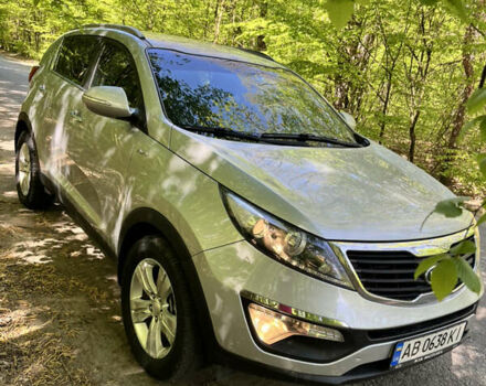 Серый Киа Sportage, объемом двигателя 2 л и пробегом 185 тыс. км за 12900 $, фото 2 на Automoto.ua