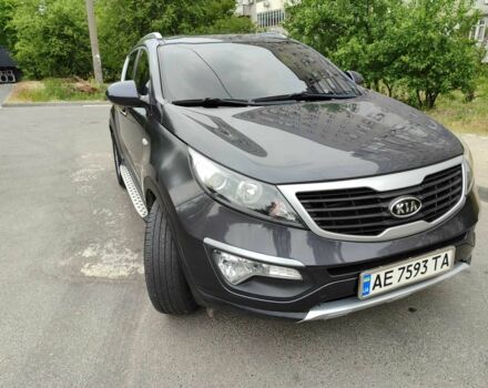 Серый Киа Sportage, объемом двигателя 2 л и пробегом 93 тыс. км за 12500 $, фото 1 на Automoto.ua