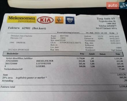 Серый Киа Sportage, объемом двигателя 1.7 л и пробегом 224 тыс. км за 11900 $, фото 82 на Automoto.ua