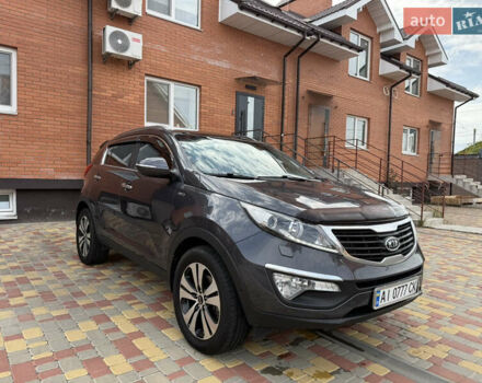 Серый Киа Sportage, объемом двигателя 2 л и пробегом 166 тыс. км за 15999 $, фото 3 на Automoto.ua