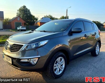 Серый Киа Sportage, объемом двигателя 2 л и пробегом 141 тыс. км за 12850 $, фото 2 на Automoto.ua
