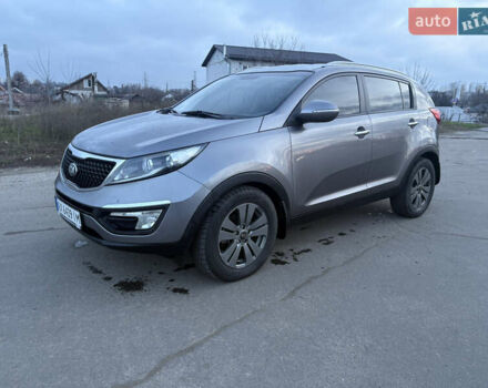 Сірий Кіа Sportage, об'ємом двигуна 2 л та пробігом 163 тис. км за 14950 $, фото 2 на Automoto.ua