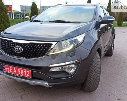 Серый Киа Sportage, объемом двигателя 2 л и пробегом 220 тыс. км за 16499 $, фото 4 на Automoto.ua