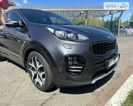 Серый Киа Sportage, объемом двигателя 2 л и пробегом 150 тыс. км за 26000 $, фото 4 на Automoto.ua