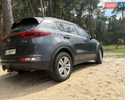 Серый Киа Sportage, объемом двигателя 2 л и пробегом 190 тыс. км за 19000 $, фото 4 на Automoto.ua