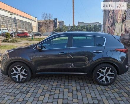 Серый Киа Sportage, объемом двигателя 2 л и пробегом 141 тыс. км за 22850 $, фото 12 на Automoto.ua